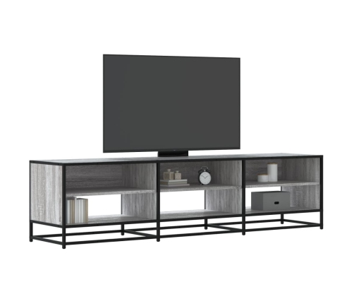 Mueble de TV madera de ingeniería gris Sonoma 180x40x46 cm