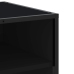 Mueble de TV madera de ingeniería negro 270x40x46 cm