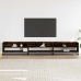 Mueble de TV madera de ingeniería roble ahumado 270x40x46 cm