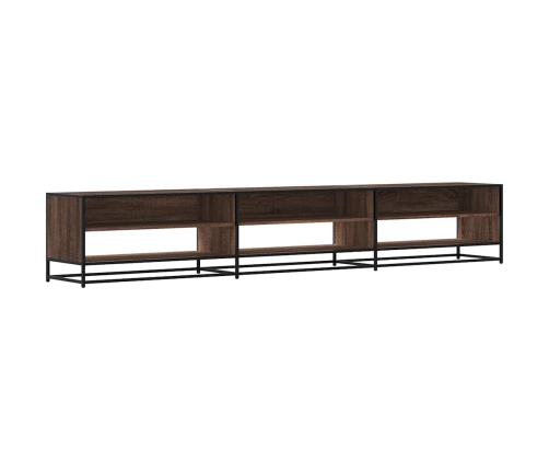 Mueble para TV madera de ingeniería marrón roble 270x40x46 cm