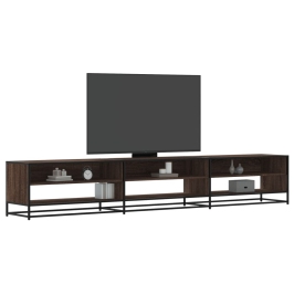 Mueble para TV madera de ingeniería marrón roble 270x40x46 cm