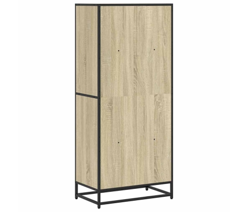 Estantería de madera de ingeniería roble Sonoma 60x35x139 cm