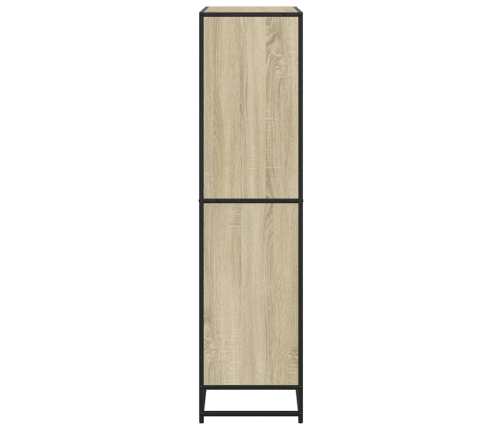 Estantería de madera de ingeniería roble Sonoma 80,5x35x139 cm