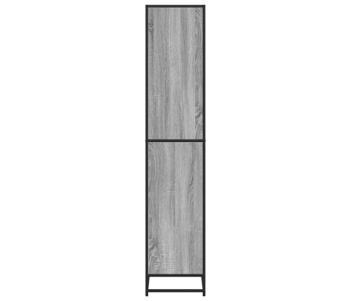 Estantería de madera de ingeniería gris Sonoma 60x35x170,5 cm