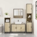 Set de muebles de baño 2 pzas madera contrachapada roble Sonoma