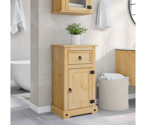 Armario de baño Corona madera maciza de pino 45x33x80 cm