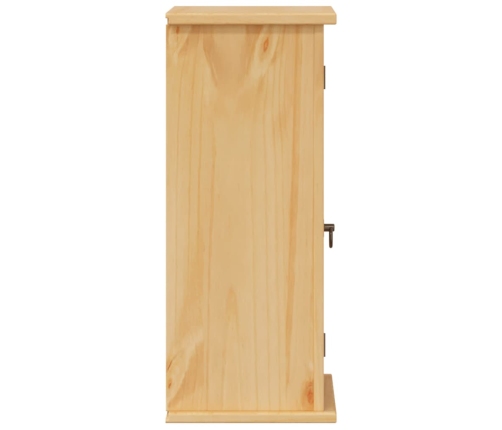 Armario de baño de pared Corona madera maciza pino 45x27x64,5cm