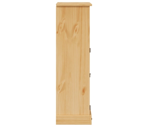 Armario de baño Corona madera maciza de pino 70x33x110 cm