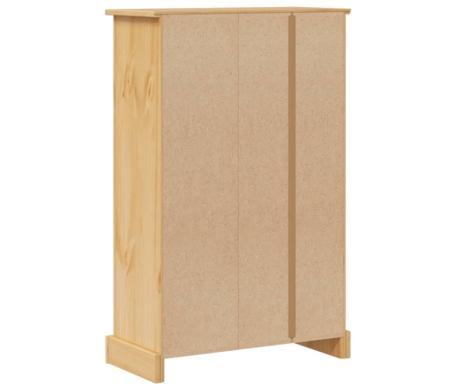 Armario de baño Corona madera maciza de pino 70x33x110 cm