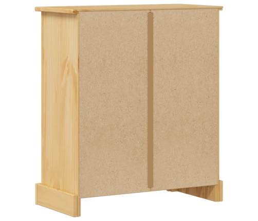 Armario de baño Corona madera maciza de pino 70x33x80 cm