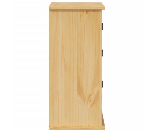 Armario de baño Corona madera maciza de pino 70x33x71,5 cm