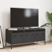 Mueble para TV acero laminado en frío negro 101,5x39x43,5 cm