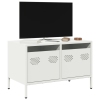 Mueble para TV acero laminado en frío blanco 68x39x43,5 cm