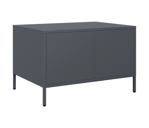 Mueble para TV acero laminado en frío antracita 68x50x43,5 cm