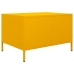 Mueble TV acero laminado en frío amarillo mostaza 68x50x43,5 cm