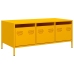 Mesa de centro acero laminado en frío amarillo 101,5x50x43,5 cm