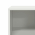 Mesa de centro acero laminado en frío blanco 101,5x50x43,5 cm