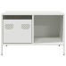 Mesa de centro acero laminado en frío blanco 68,5x50x43,5 cm