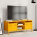 Mueble para TV acero laminado en frío amarillo 101,5x39x43,5 cm