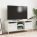 Mueble para TV acero laminado en frío blanco 101,5x39x43,5 cm