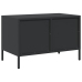 Mueble para TV acero laminado en frío negro 68x39x43,5 cm