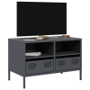 Mueble para TV acero laminado en frío antracita 68x39x43,5 cm