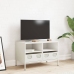 Mueble para TV acero laminado en frío blanco 68x39x43,5 cm