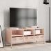 Mueble para TV acero laminado en frío rosa 101,5x39x43,5 cm