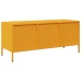 Mueble para TV acero laminado en frío amarillo 101,5x39x43,5 cm