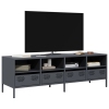 Mueble de TV acero laminado en frío antracita 135x39x43,5 cm