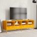 Mueble para TV acero laminado en frío amarillo 135x39x43,5 cm