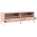 Mueble para TV acero laminado en frío rosa 135x39x43,5 cm