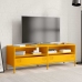 Mueble para TV acero laminado en frío amarillo 135x39x43,5 cm