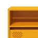 Mueble para TV acero laminado en frío amarillo 135x39x43,5 cm