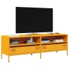 Mueble para TV acero laminado en frío amarillo 135x39x43,5 cm