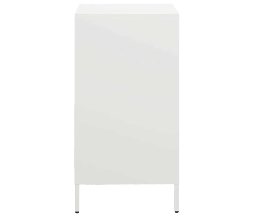 Aparador de acero laminado en frío blanco 35x39x73,5 cm