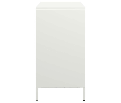 Aparador de acero laminado en frío blanco 68x39x73,5 cm