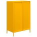 Aparador acero amarillo mostaza 68x39x103,5 cm