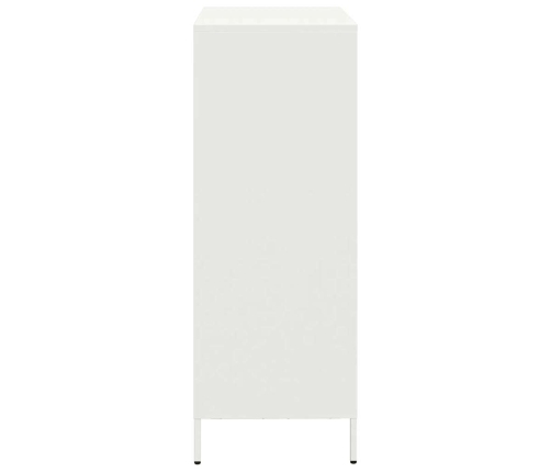 Aparador acero blanco 68x39x103,5 cm