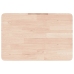 Estante de lavabo de pared de acero y madera maciza de roble