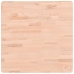 Estante de lavabo de pared de acero y madera maciza de haya