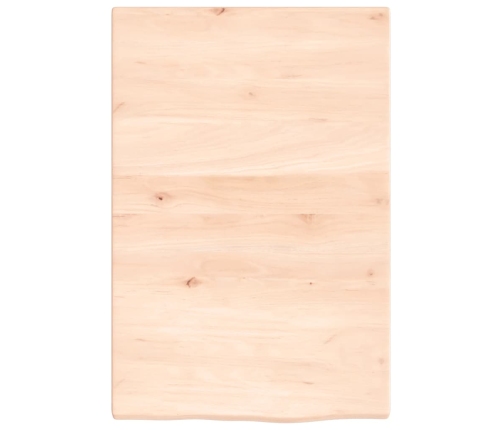 Estante de lavabo de pared de acero y madera maciza de roble