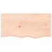Estante de lavabo de pared de acero y madera maciza de roble