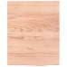 Estante de lavabo de pared de acero y madera maciza de roble