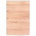 Estante de lavabo de pared de acero y madera maciza de roble