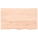 Estante de lavabo de pared de acero y madera maciza de roble