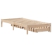 Estructura de cama sin colchón madera maciza pino 75x190 cm