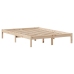 Estructura de cama sin colchón madera maciza de pino 135x190 cm
