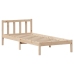 Estructura de cama sin colchón madera maciza de pino 100x200 cm