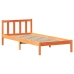 Estructura de cama sin colchón madera de pino marrón 90x200 cm